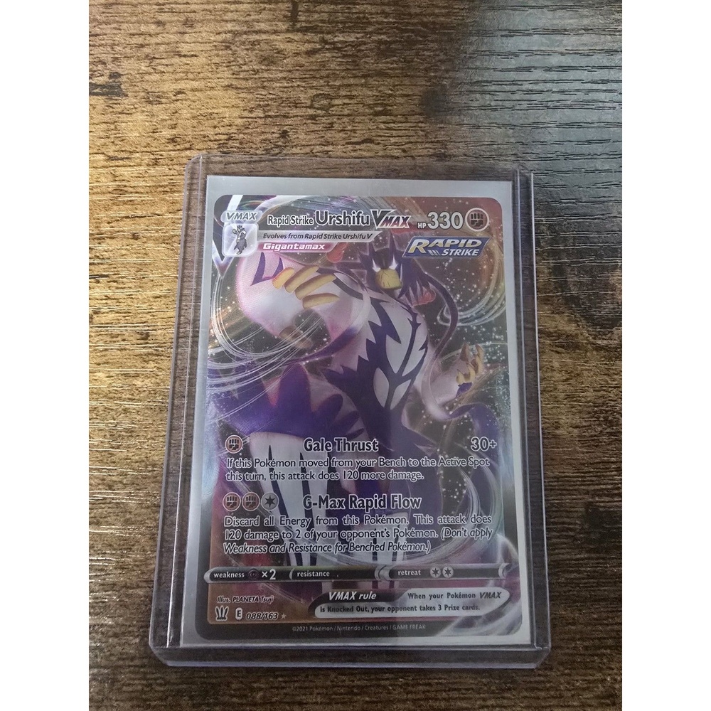 Pokemon TCG Rapid Strike Urshifu VMAX Sword & Shield 088/163
